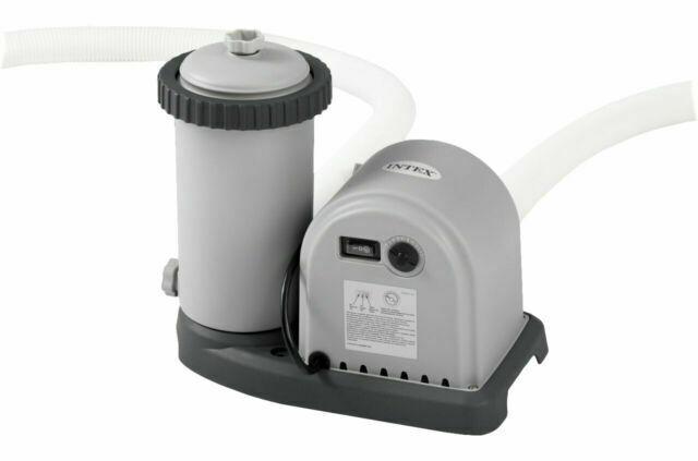 intex 28635eg 1500 gph easy set above ground swimming pool pump filter system