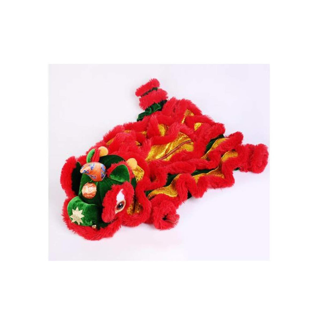 XIAOXIAN Dog Lion Dance Clothes Pet Dragon Dance Funny Little LarDog Teddy Year Cat Dog (Size : S)