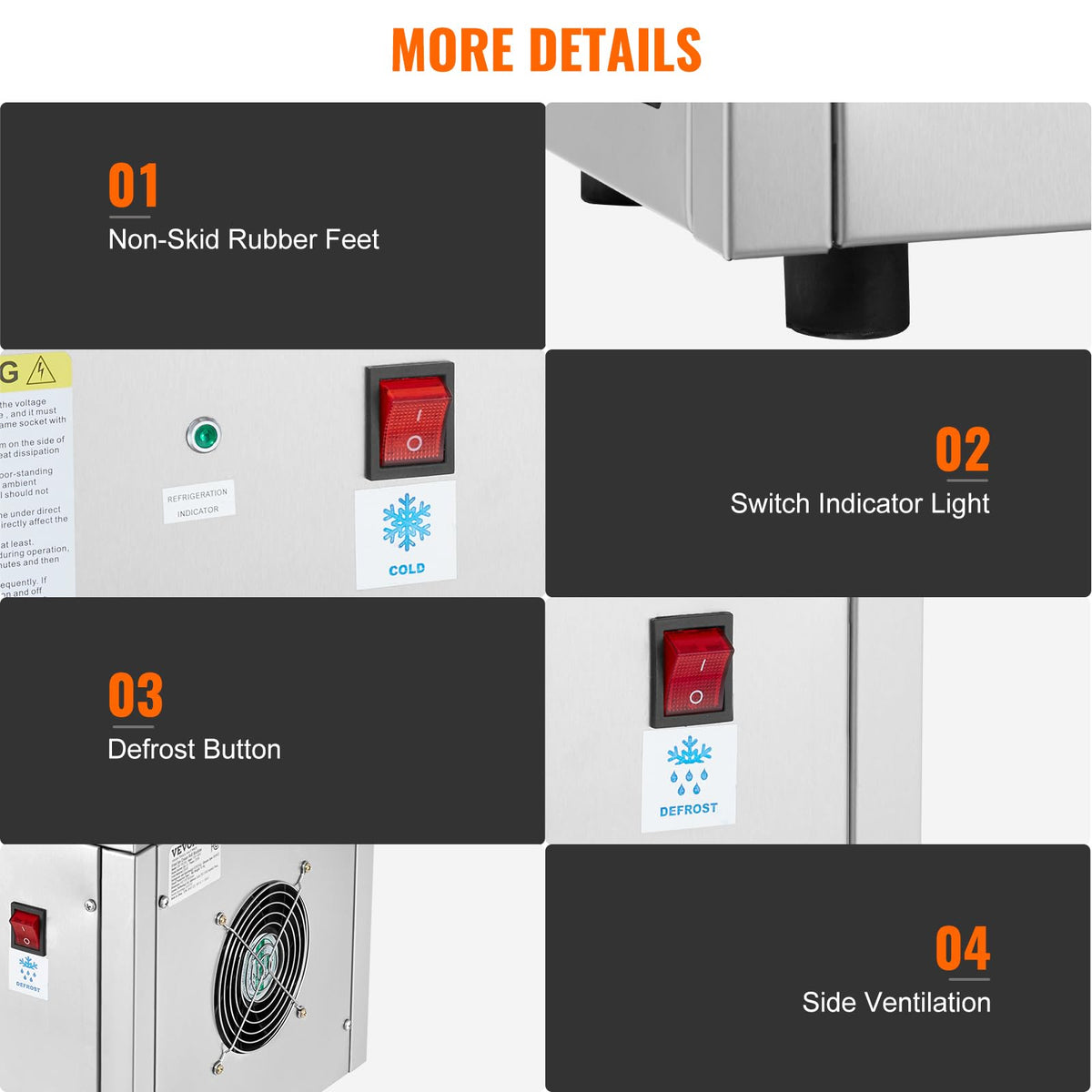 Commercial Ice Roll Maker,Stir-Fried Yogurt Cream Machine 220W, Ice Cream Roll Machine with 9.4" x 11" Square Pan, Button Defrost Method with Food Shovels Perfect for Bars,Cafes Dessert Shops