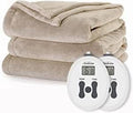 Royal Luxe Mushroom Heated Blanket - King