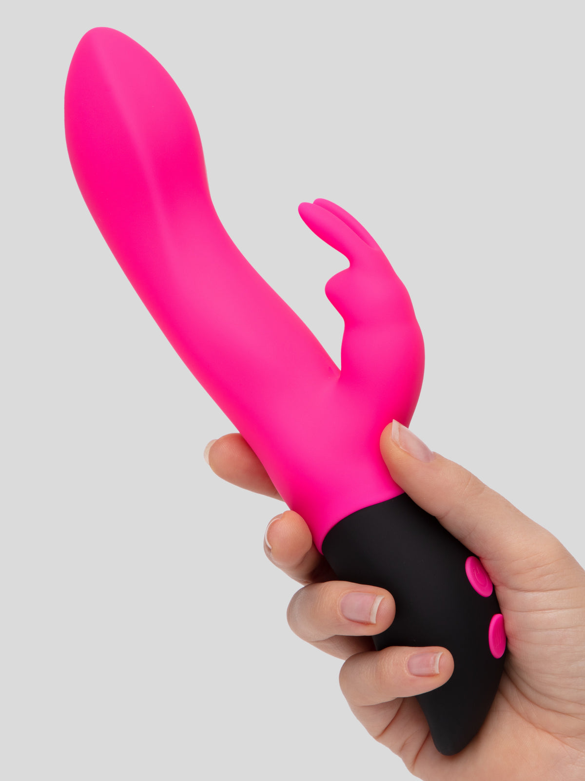 Lovehoney Bigs Bunny Girthy Rechargeable Rabbit Vibrator, Pink | Pink