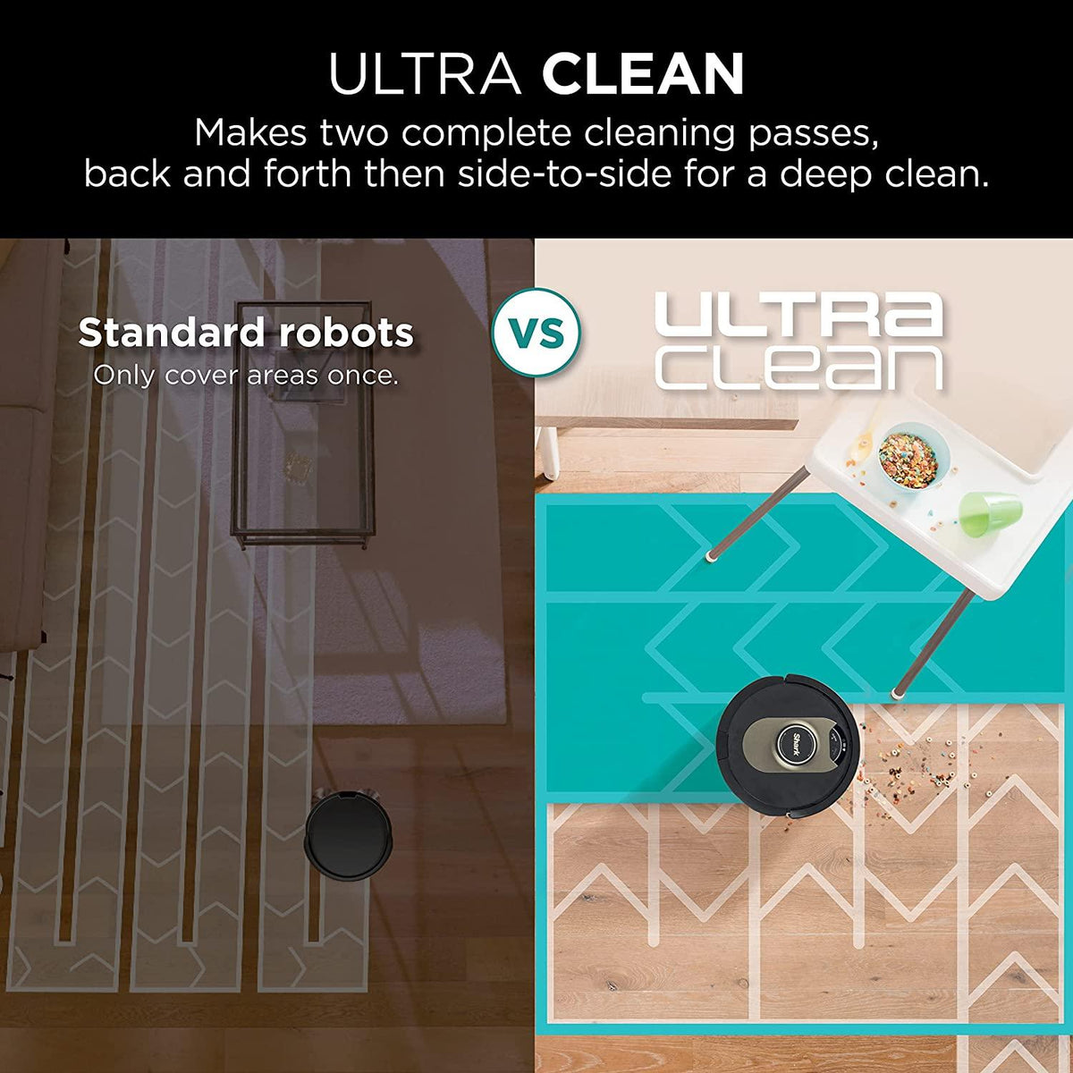 Shark AV2501AE AI Robot Vacuum with XL HEPA Self-Empty Base, Bagless, 60-Day Capacity, LIDAR Navigation, Perfect for Pet Hair, Compatible with Alexa, Wi-Fi Connected, Carpet &amp; Hard Floor, Black