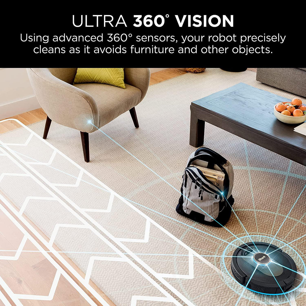 Shark AV2501AE AI Robot Vacuum with XL HEPA Self-Empty Base, Bagless, 60-Day Capacity, LIDAR Navigation, Perfect for Pet Hair, Compatible with Alexa, Wi-Fi Connected, Carpet &amp; Hard Floor, Black