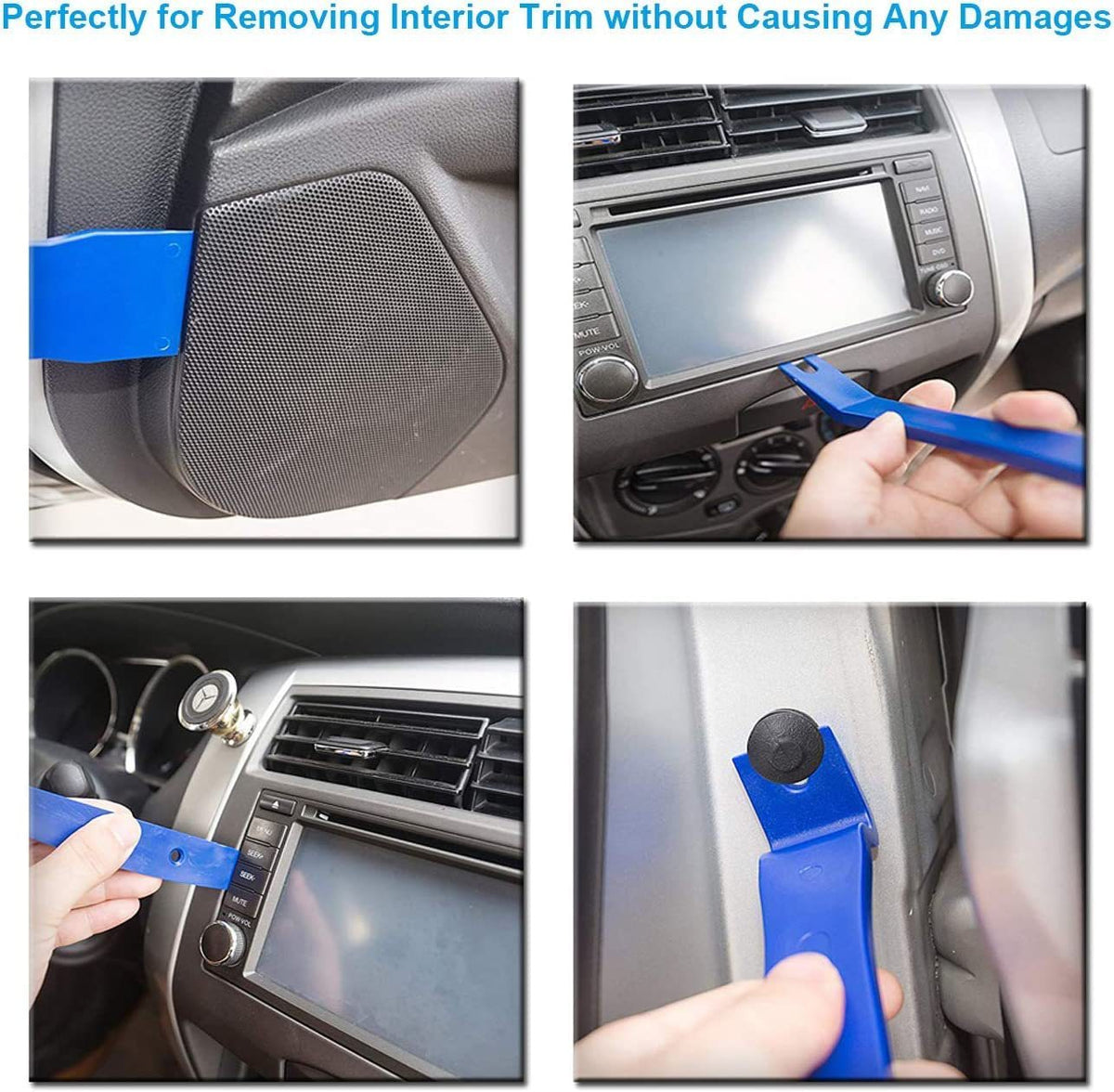 12pcs/set Car Trim Removal Tool Kit Set Interior Audio Removal Trim Door Panel Dashboard Removal Hand Tool Car Special Disassembly Tool