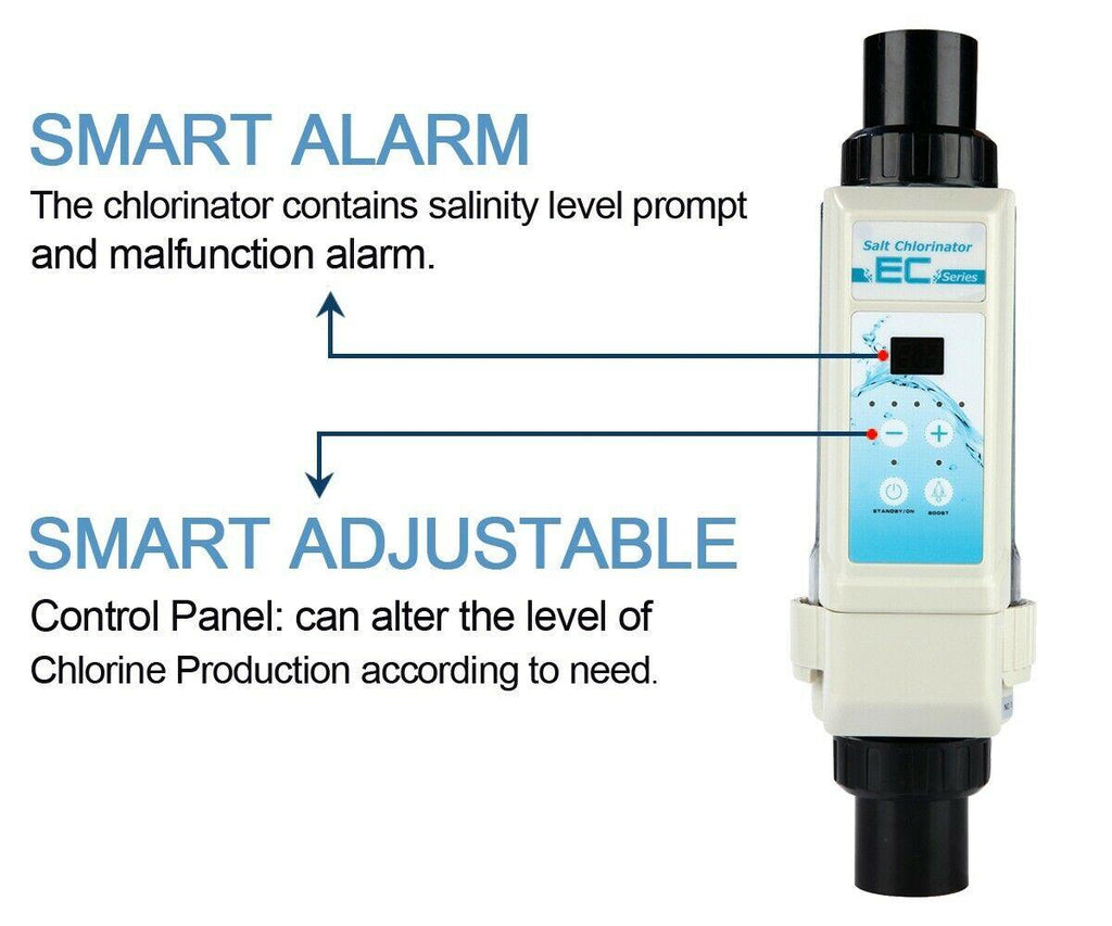 pool salt water chlorine generator for 26,400 gal above ground inground pools