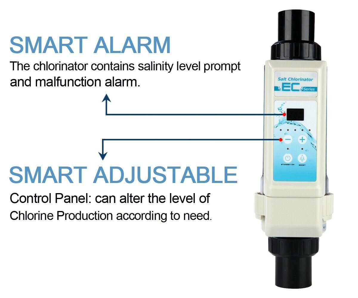 pool salt water chlorine generator for 26,400 gal above ground inground pools