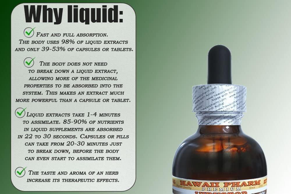 Boldo Alcohol-Free Liquid Extract, Boldo (Peumus boldus) Dried Leaf Glycerite Hawaii Pharm Natural Herbal Supplement 64 oz
