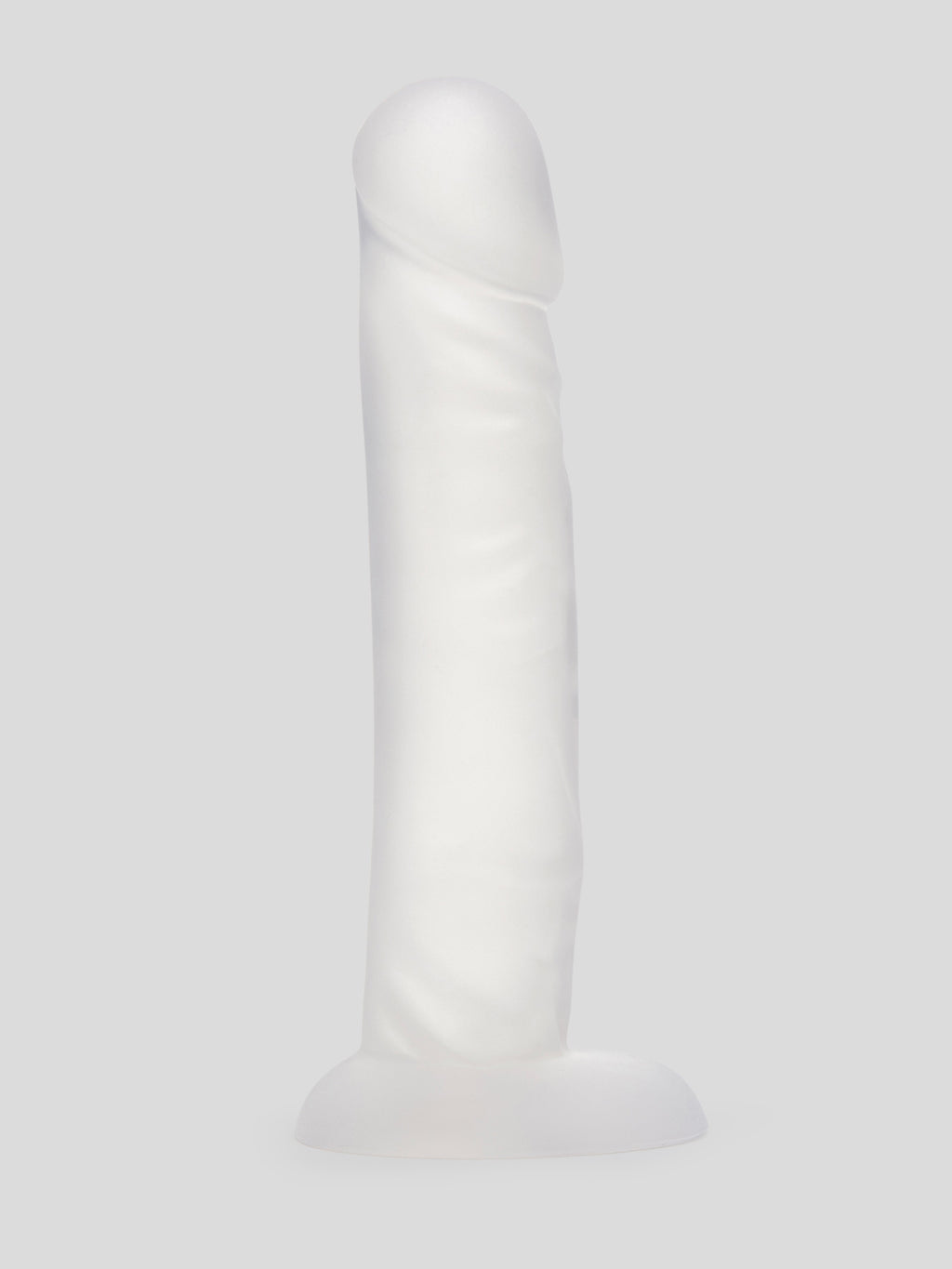 BASICS Clear Suction Cup Dildo 8 Inch, Clear | Clear