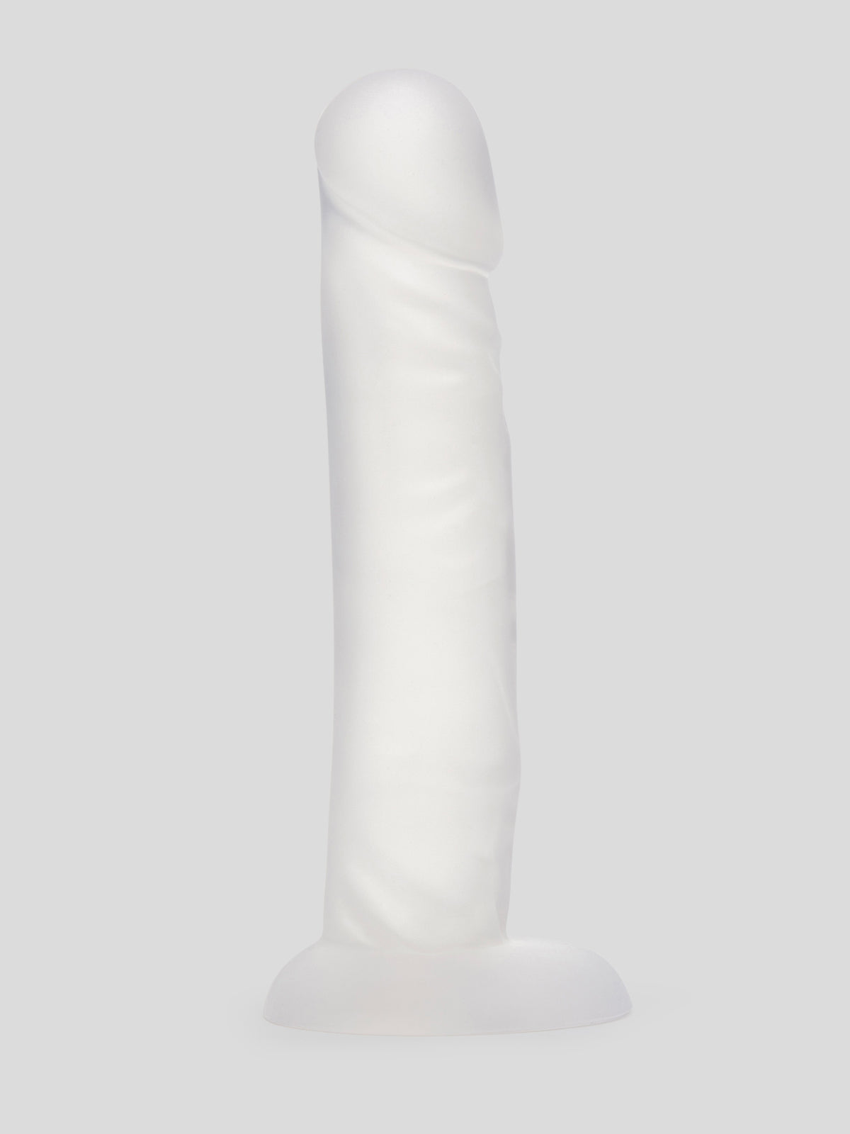 BASICS Clear Suction Cup Dildo 8 Inch, Clear | Clear