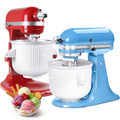 Ice Cream Maker Attachment for  Stand Mixer, Compatible with  4.5/5QT/6QT accessories and attachments, 2 Quart for  mixer attachments Frozen Yogurt/Gelato Maker