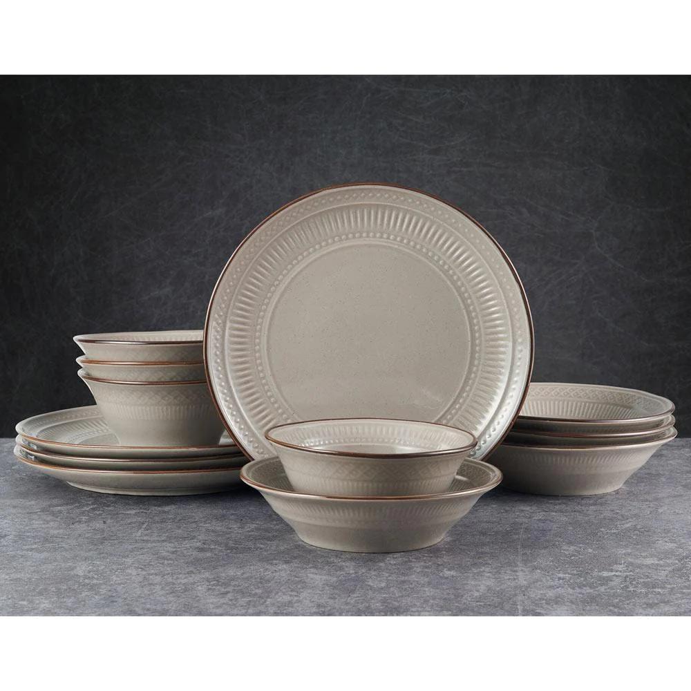 Easton 12 Piece Dinnerware Set, Service for 4