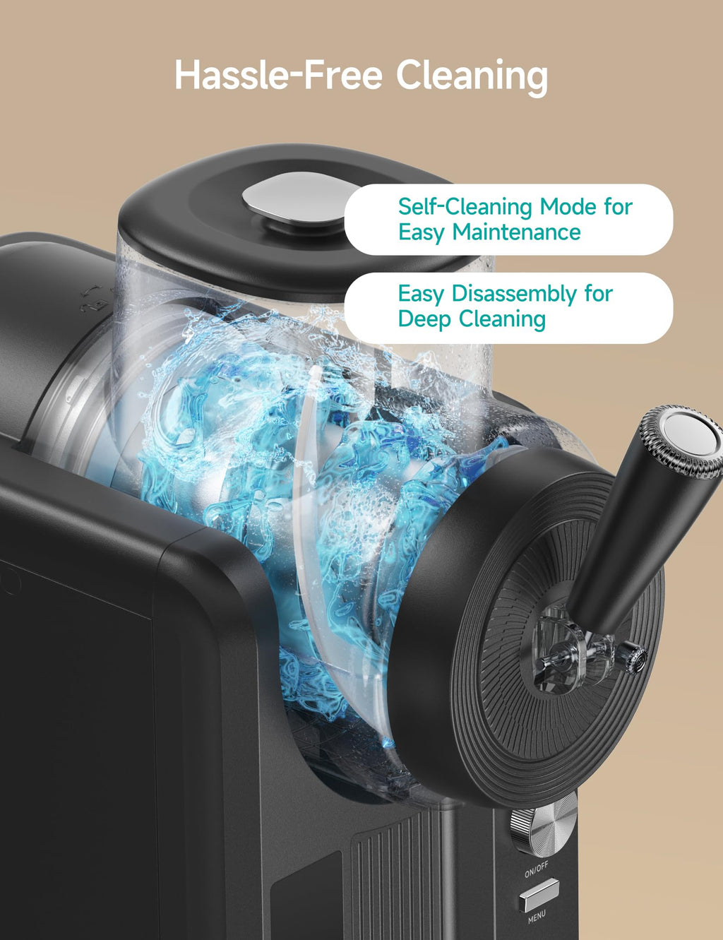 F3 Slushie Machine & Soft Serve Ice Cream Machine, Ice Cream Maker, No Ice Needed, Self-Cleaning, 5 Presets for Soft Serve, Frozen Drink, Milk Shake, Margaritas, Frappés and More