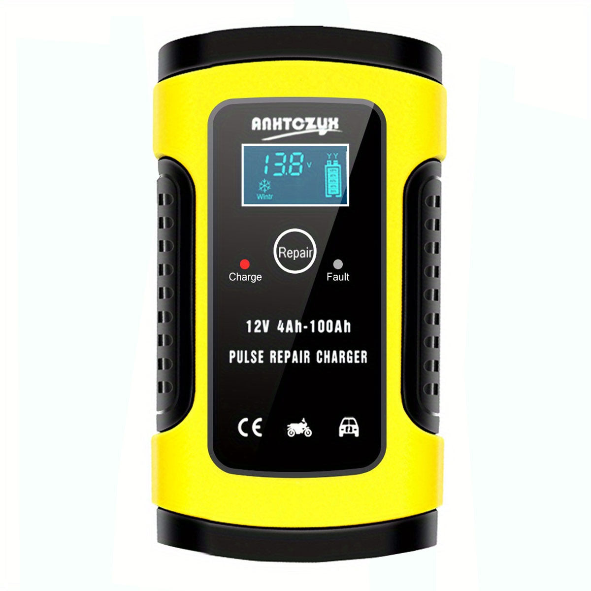 12V 6A Fully-Automatic Smart Trickle Charger: Keep Your Car, Motorcycle, Boat, RV, ATV & Lawn Mower Batteries Charged & Repaired!