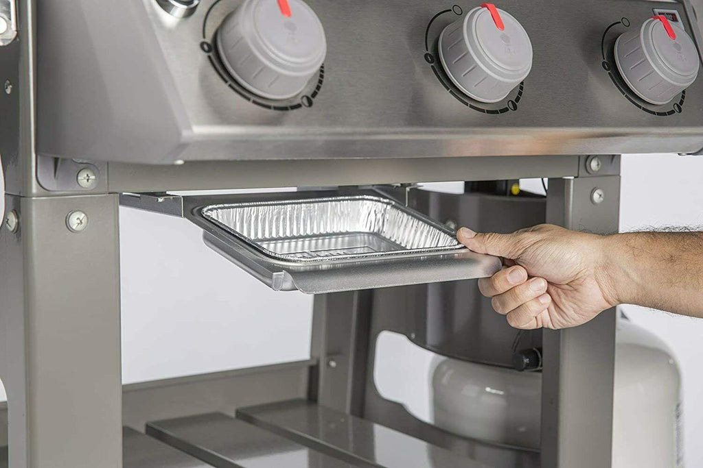 45010001 Spirit II E-310 3-Burner Liquid Propane Grill, Black