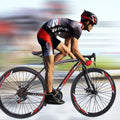 26" Road Bike 700C Wheels 21 Speed Disc Brake Mens or Womens Aluminum Full Suspension Bicycle Cycling -U.S.Shipping