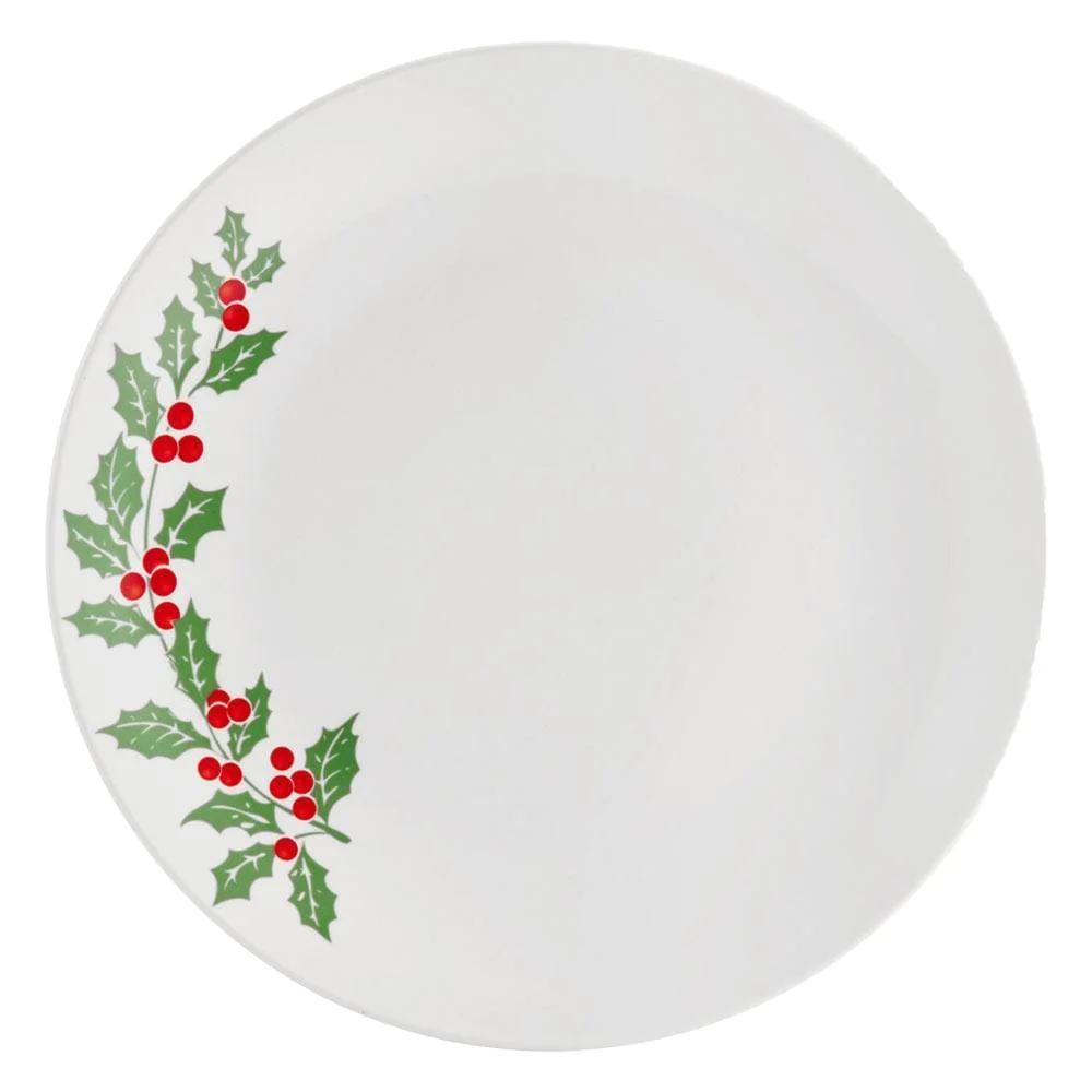 Holly Cheer 16 Piece Dinnerware Set, Service for 4