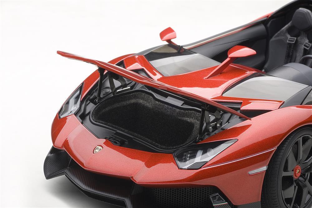 Lamborghini Aventador J Metallic Red 1/18 Diecast Car Model by Autoart