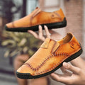 New Arrival Men's Fashion Sewing Casual Business Flats Shoes