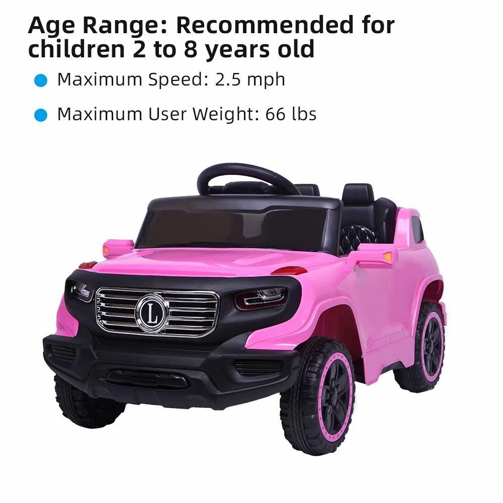 Akoyovwerve LEADZM LZ-910 Kids Cars to Ride In with Remote Control Pink