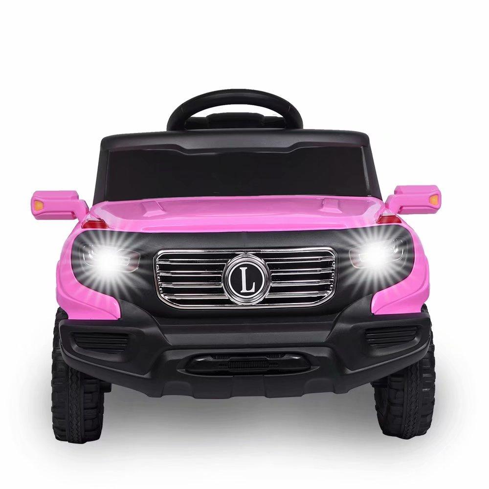 Akoyovwerve LEADZM LZ-910 Kids Cars to Ride In with Remote Control Pink