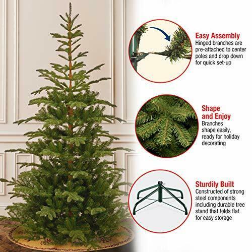 Artificial Christmas Norwegian Spruce Tree Feel Real  Green Modern Color
