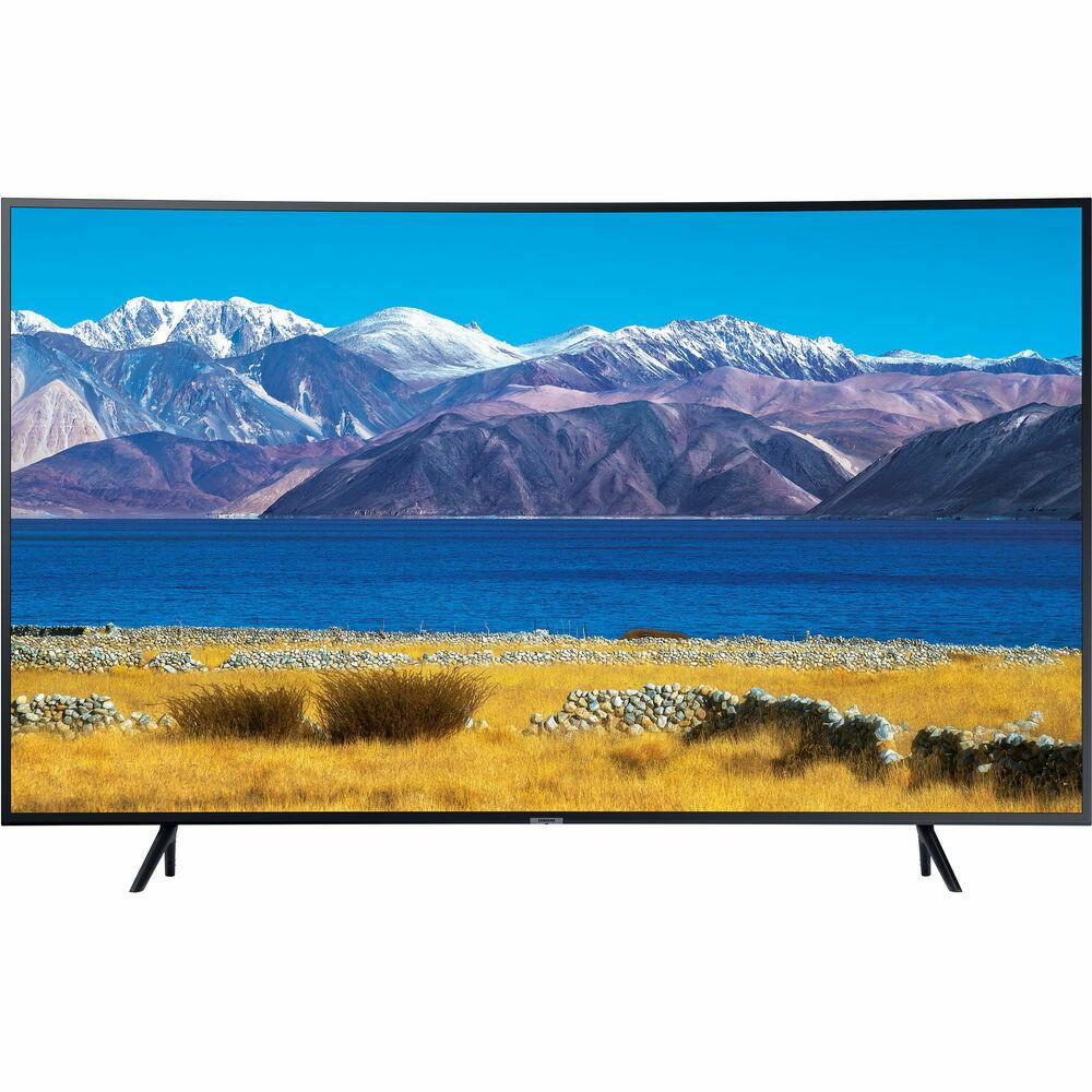 samsung un65tu8300 65" hdr 4k uhd smart curved tv - (2024 model)