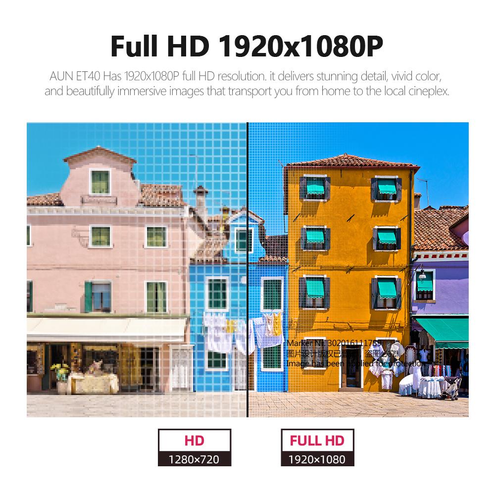 full hd 1080p projector mini beamer led home theater android smart tv 4k video