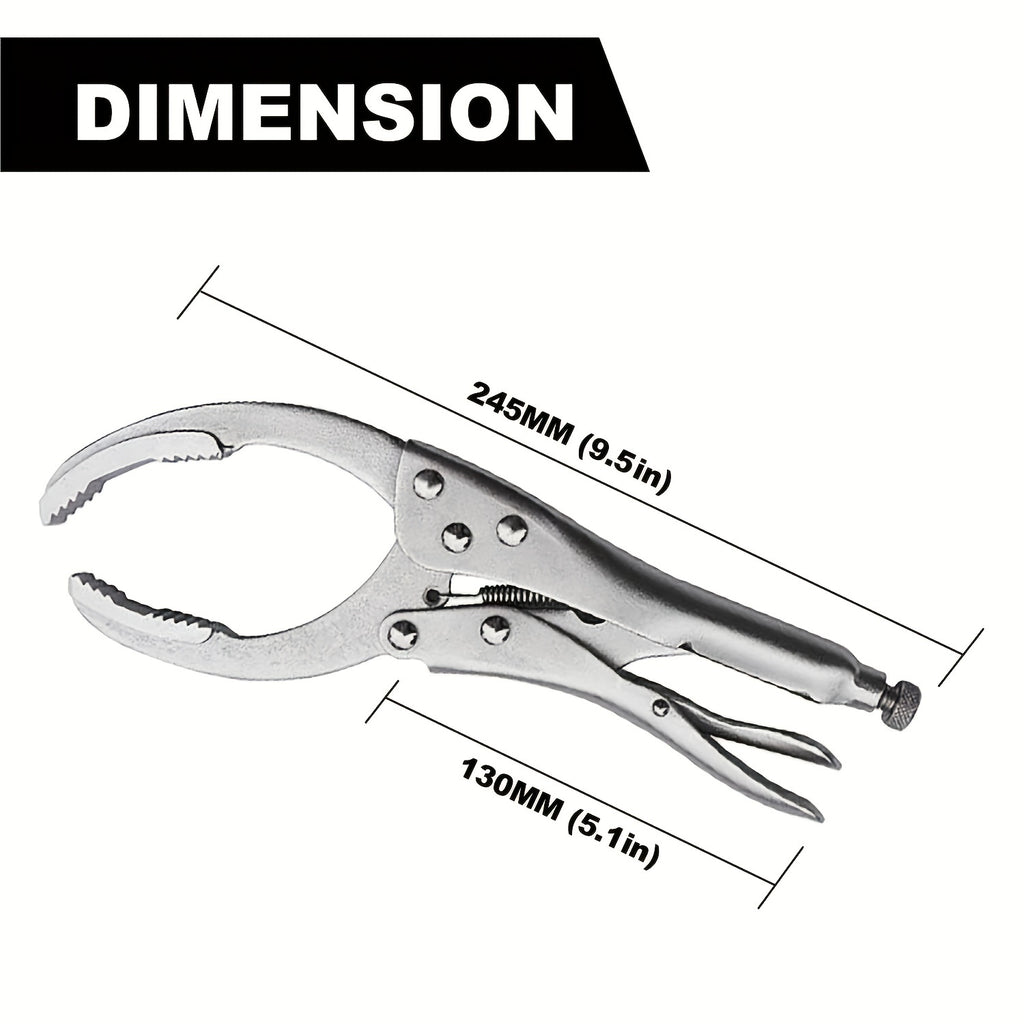 1pc LocGrip Oil Filter Remover Wrench Tool Vise Vice Holding Gripping Pliers