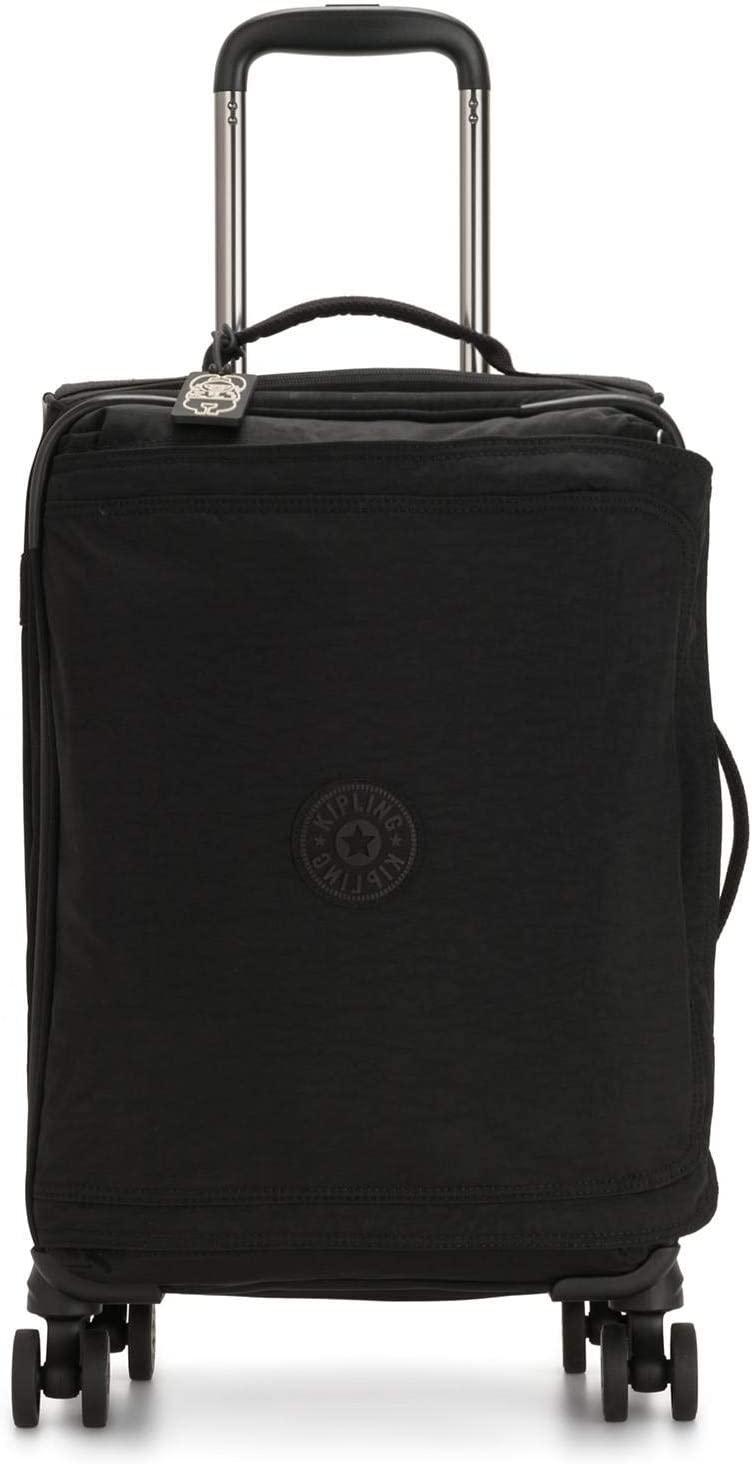 Women’s Spontaneous 31-Inch Softside Spinner Wheel Luggage, Integrated TSA Accepted Lock, Black Noir, Carry-On 21
