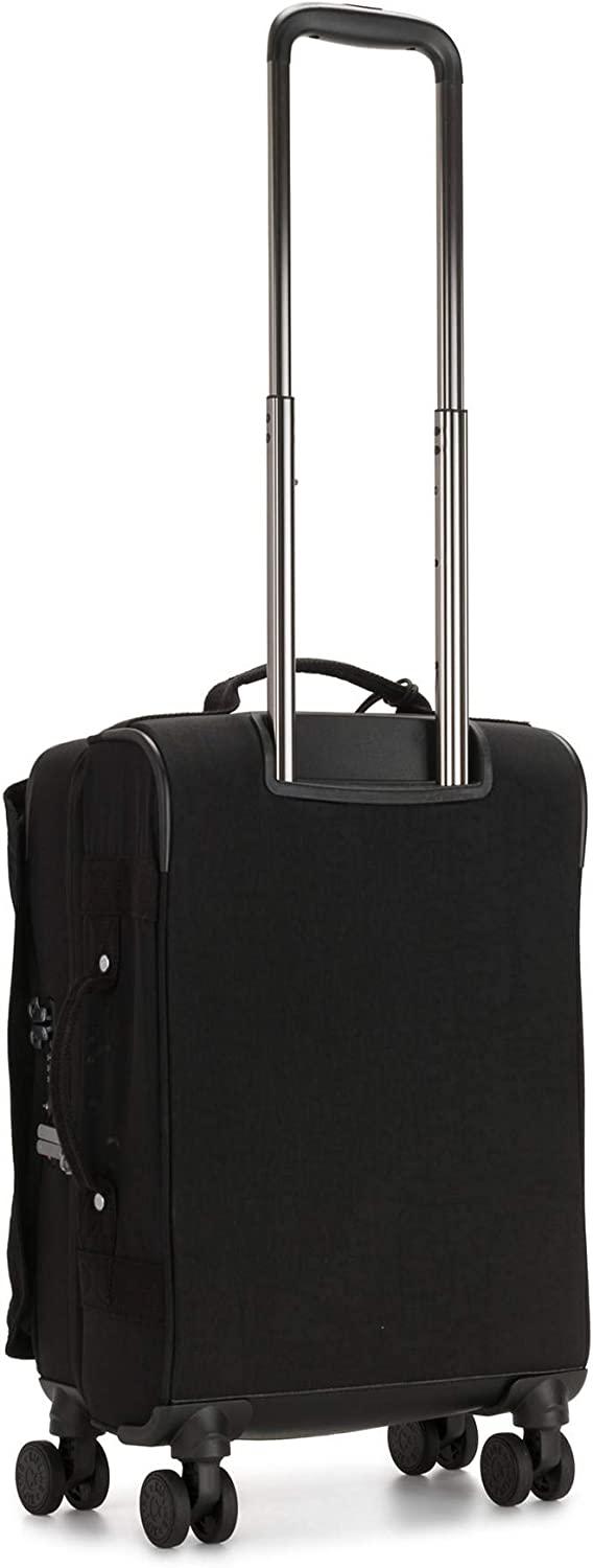 Women’s Spontaneous 31-Inch Softside Spinner Wheel Luggage, Integrated TSA Accepted Lock, Black Noir, Carry-On 21