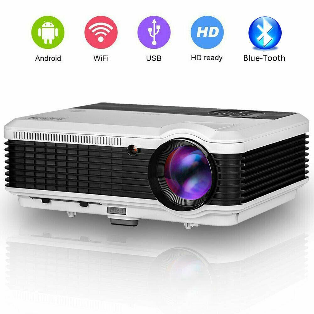 blue-tooth 1080p wifi smart projector android home theater hdmi football game tv