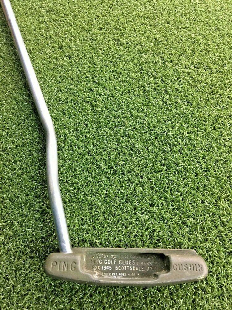 PING Cushin SCOTTSDALE Vintage Slotted Putter RH / Steel ~35" / No Grip /mm5133