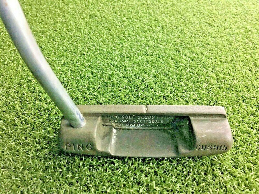 PING Cushin SCOTTSDALE Vintage Slotted Putter RH / Steel ~35" / No Grip /mm5133