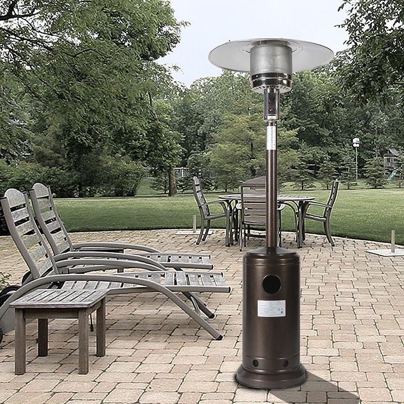 Sgapork 46000BTU Propane Patio Heater, Hammered Bronze,ETL Certificate