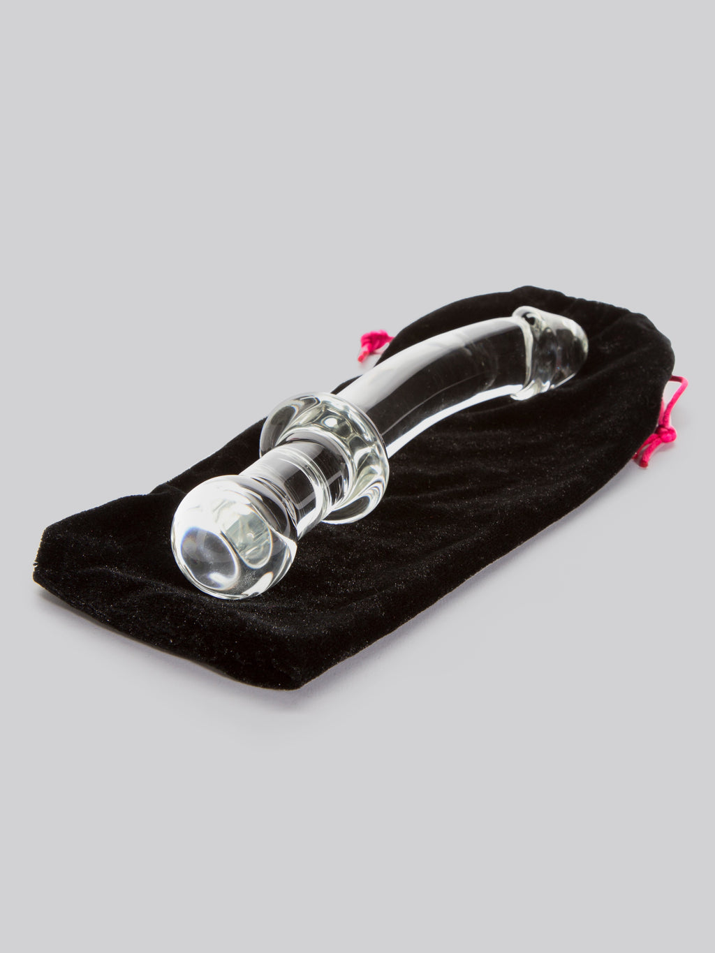 Lovehoney Realistic Sensual Glass Anal Dildo, Clear