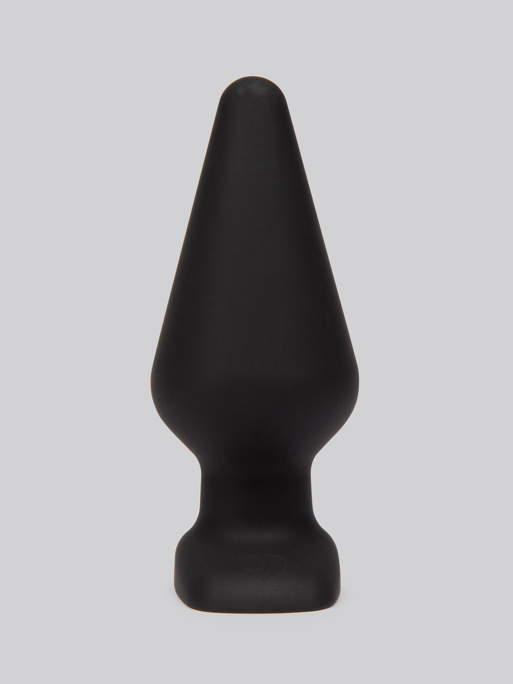 Lovehoney Large Classic Silicone Butt Plug 5.5 Inch, Black