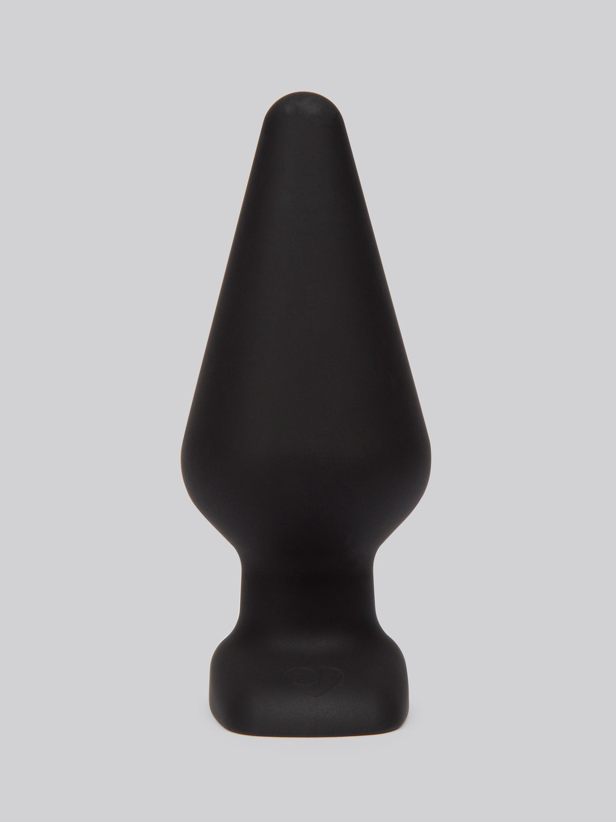 Lovehoney Large Classic Silicone Butt Plug 5.5 Inch, Black