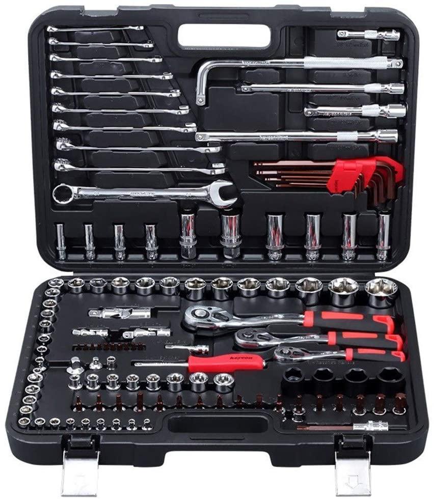 CHUNSHENN Hand Tools 120pcs Socket Set Car Repair Tool Auto Hand Tool Kit Ratchet Set Torque Wrench Chrome Vanadium Steel Auto Tools Hand Tools