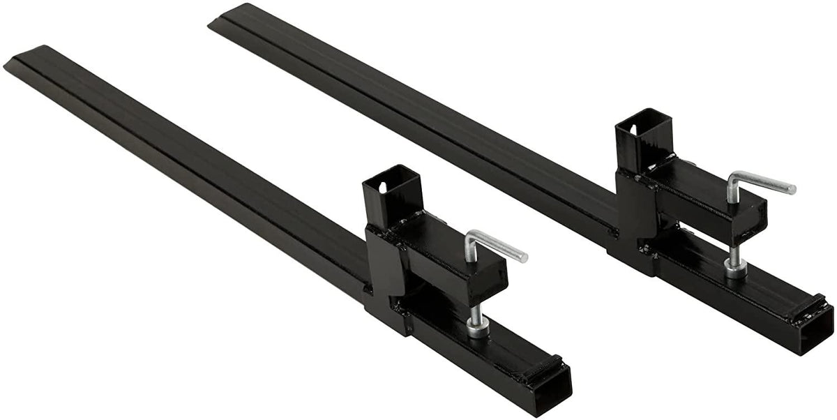 letra 60 inch clamp on pallet forks heavy duty 2000lbs pallet forks for bucket loader tractor skid steer