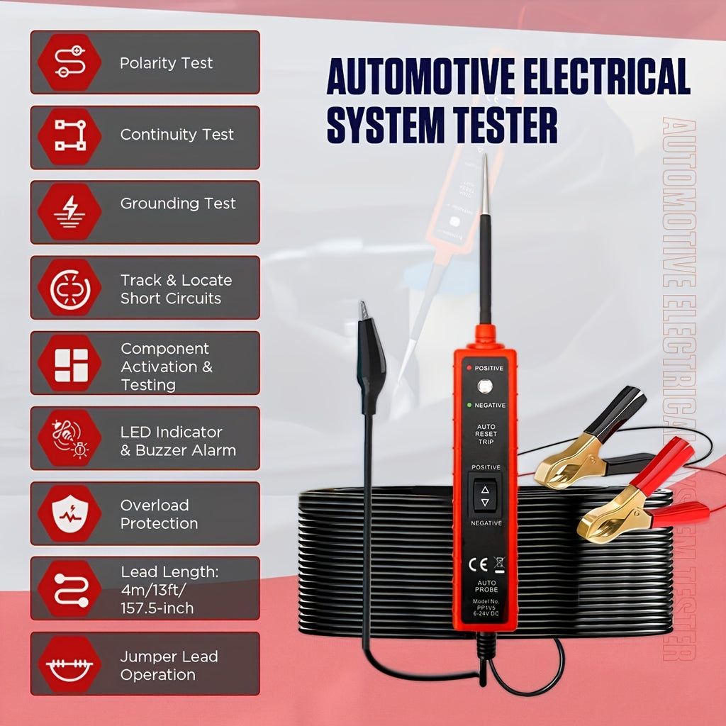 Car Electric Circuit Tester Test Pen Multifunctional Electrical Diagnosis Tool Power Probe Pencil Automotive Battery Tester