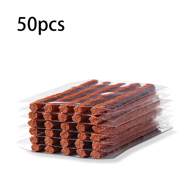 50PCS Tire Repair Strips: ly and Easily Fix Car and Motorcycle Tires!