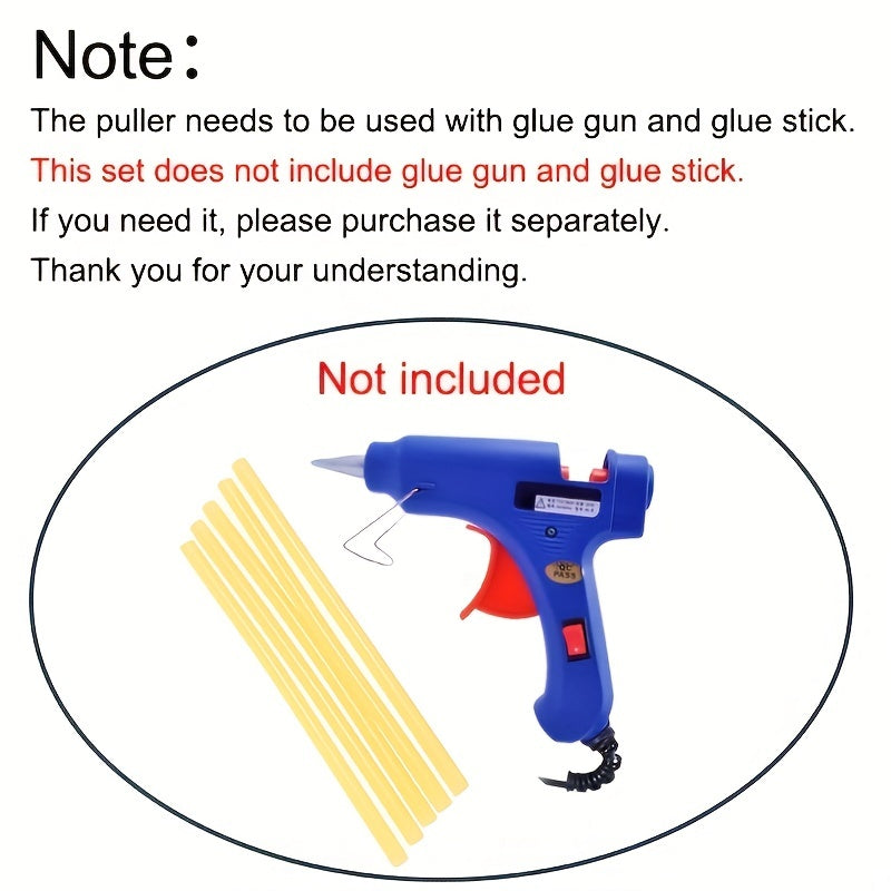 Car Sheet Metal Dent Repair Tools Auto Body Paintless Mix Size Suction Cup Puller Set Automobile Maintenance Renovate Kit Without Glue Gun