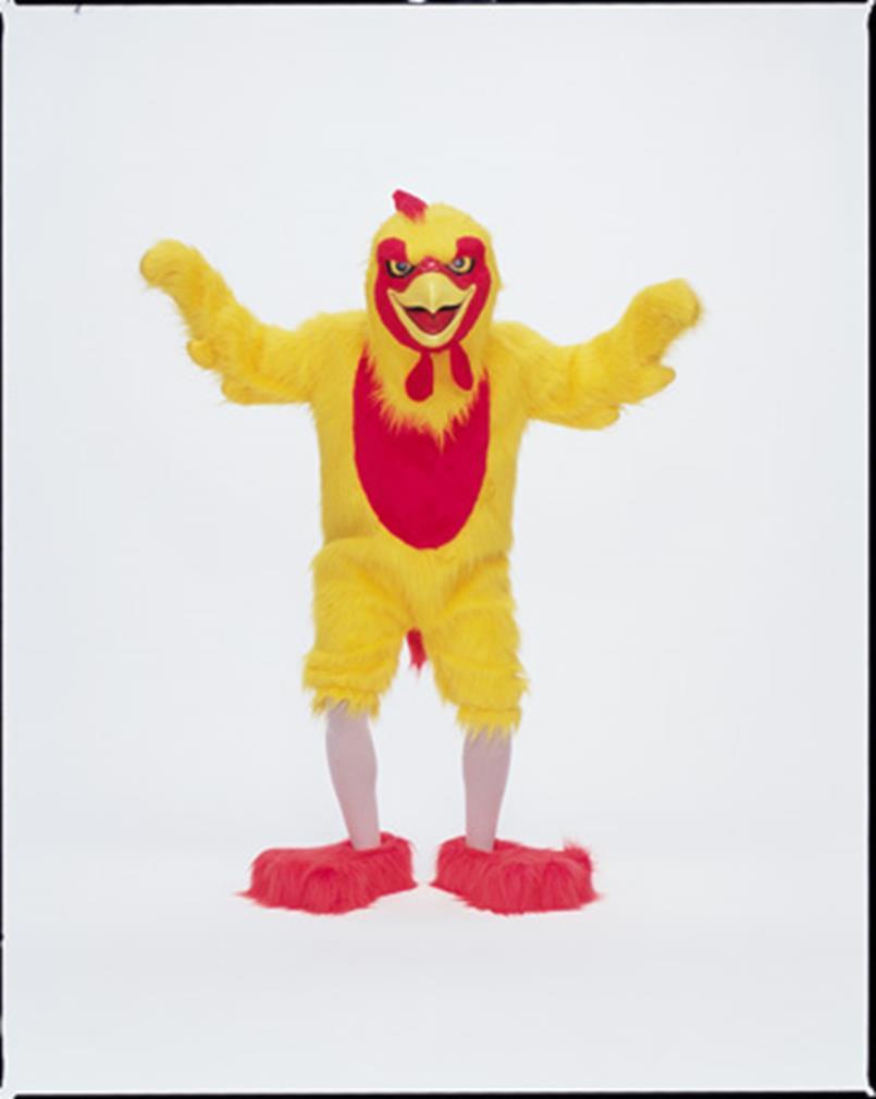 "Morris CHICKEN MASCOT COMPLETE"