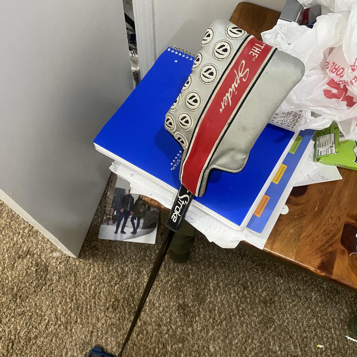 Men's Mallet Spider X Navy 35" Putter... COVER NOT INCLUDED