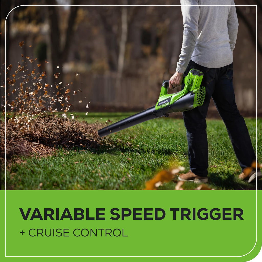 40V Cordless Yard Tool Combo Kit with 2.0Ah Battery &amp; Charger – 12" Auto Feed String Trimmer and 390 CFM Leaf Blower, Lightweight
