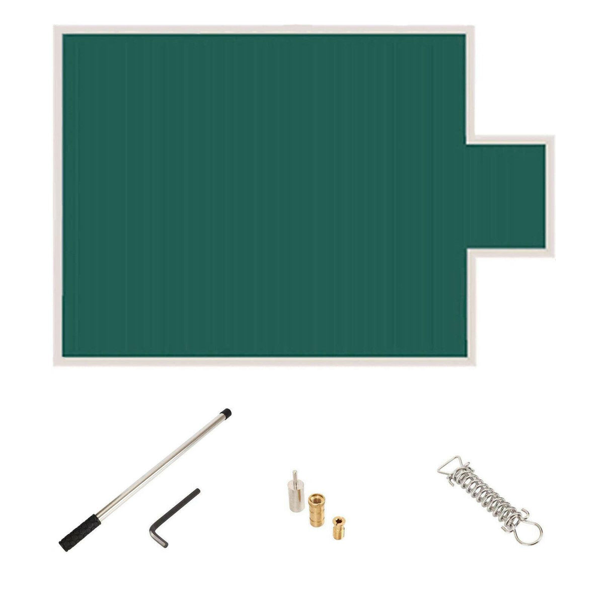 deluxe 20x40 green winter rectangular inground swimming pool cover safety us