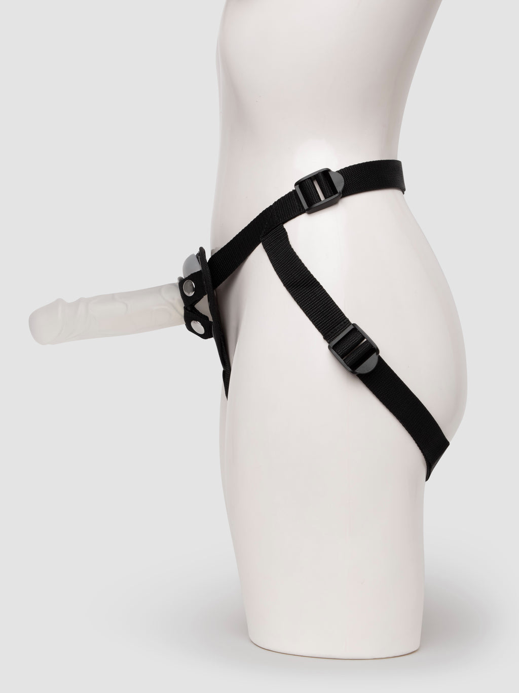 BASICS Strap-On Harness Kit 6 Inch, Clear