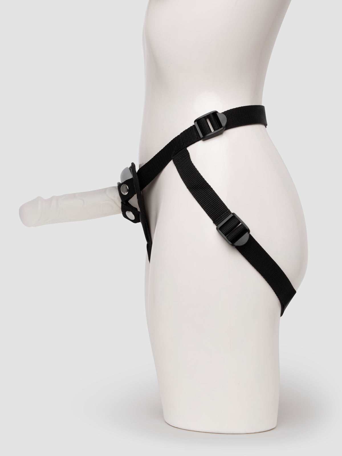 BASICS Strap-On Harness Kit 6 Inch, Clear