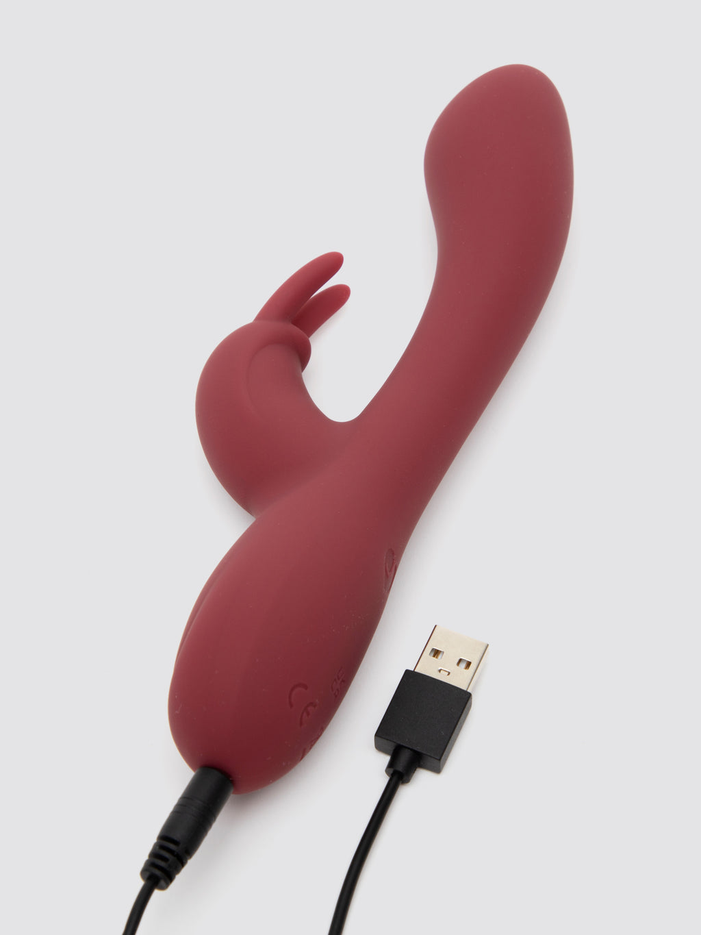 Lovehoney Rabbit Royale Rechargeable Silicone Rabbit Vibrator, Red
