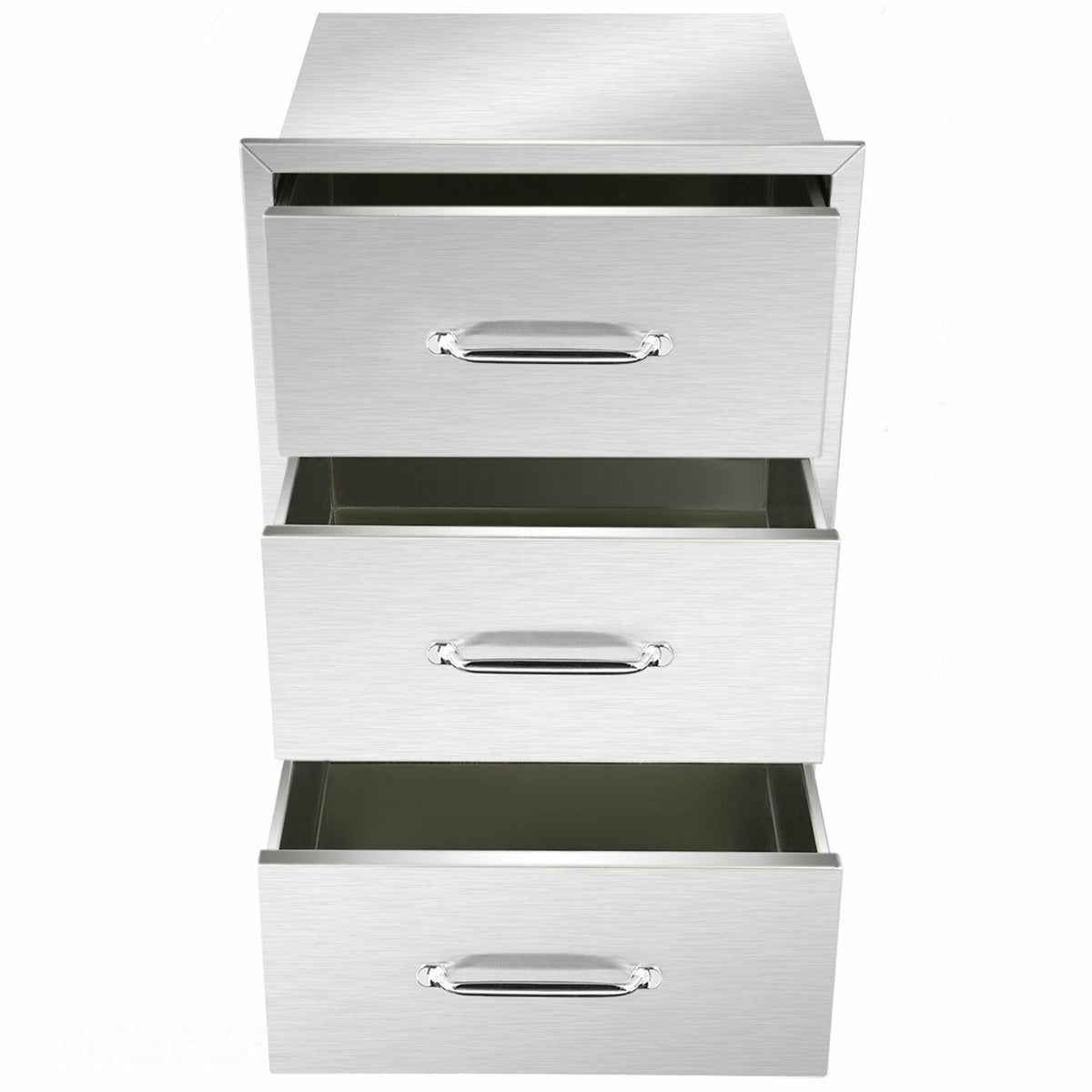 Outdoor Kitchen Island StoraDrawer 16x29x22 Inch BBQ  Triple Drawer